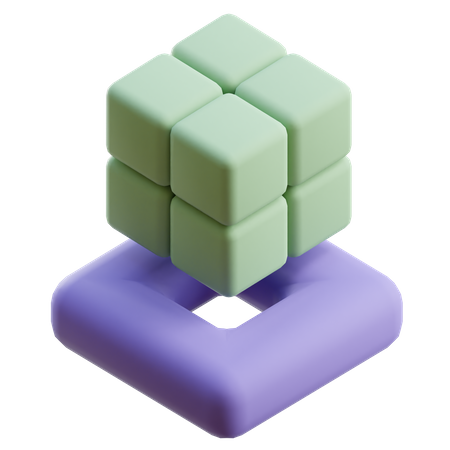 3d Cube  3D Icon