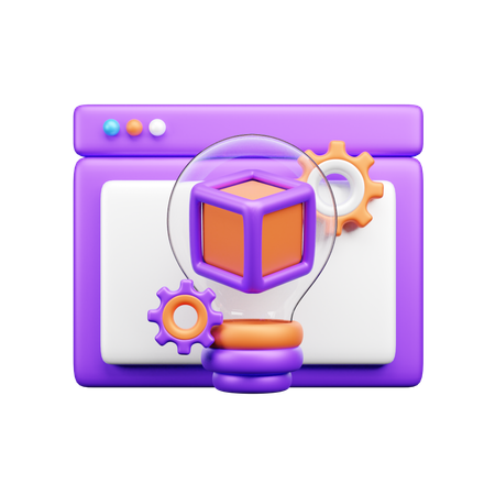 3D cube  3D Icon