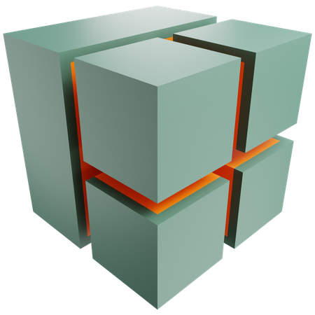 3D Cube  3D Icon