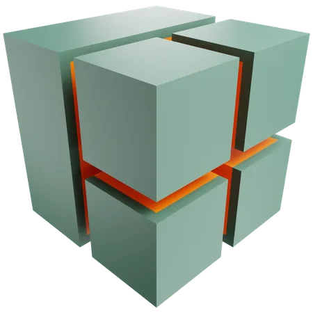 3D Cube  3D Icon