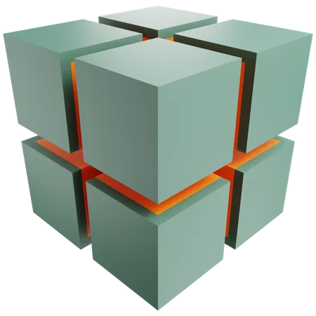 3D Cube  3D Icon