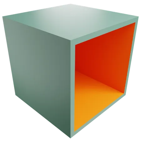 3D Cube  3D Icon