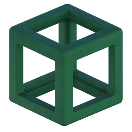 3D Cube Shape  3D Icon