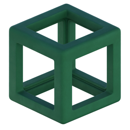 3D Cube Shape  3D Icon