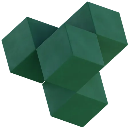 3D Cube Shape  3D Icon