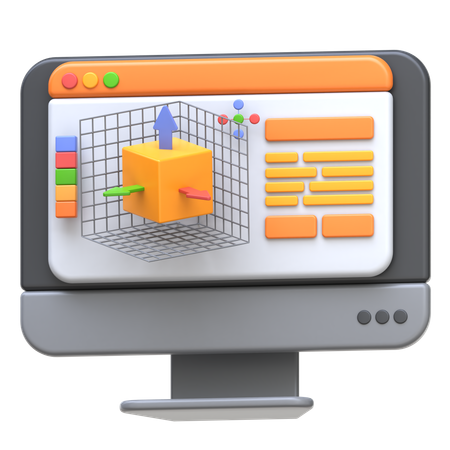 Curso en línea 3D  3D Icon