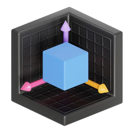 3D-Entwurf  3D Icon