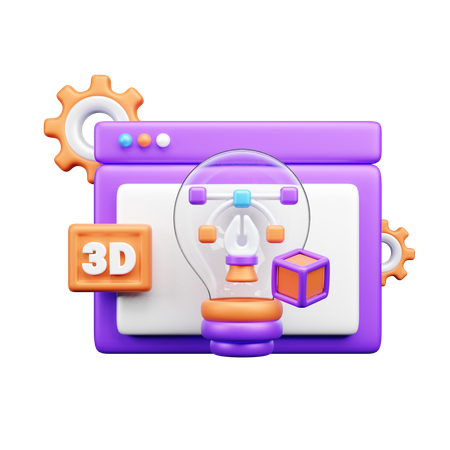 3D-Entwurf  3D Icon