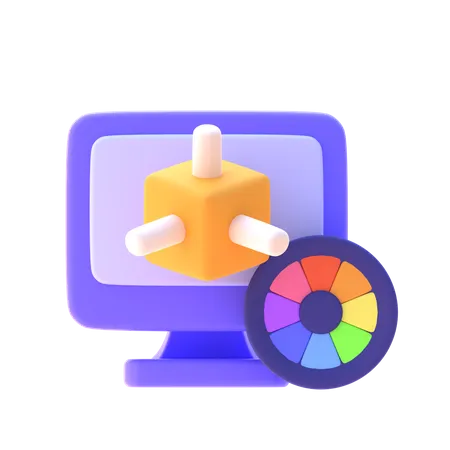 3D-Entwurf  3D Icon