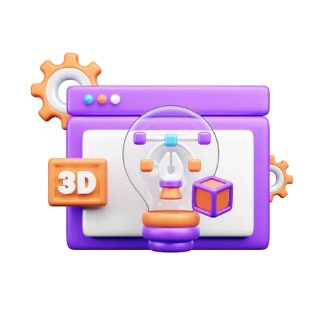 3D Design  3D Icon