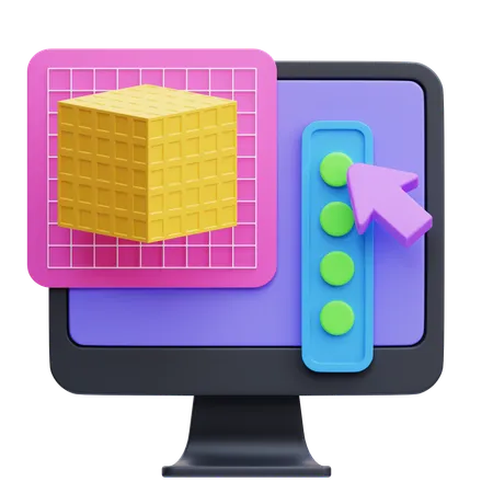 3D Design Tools  3D Icon