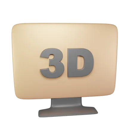 3D Designing  3D Icon