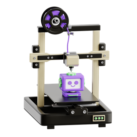 3D Drucker  3D Icon