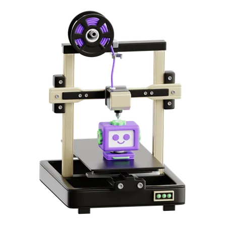 3D Drucker  3D Icon