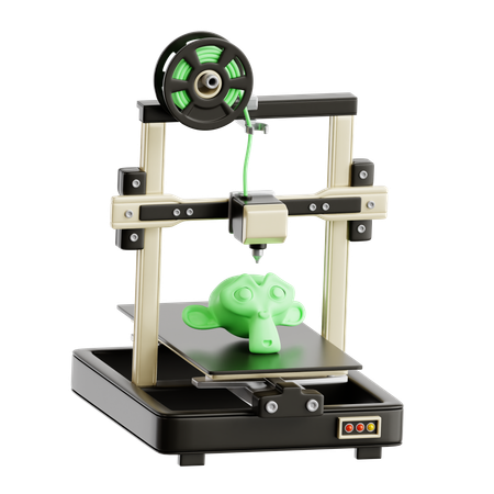 3D Drucker  3D Icon