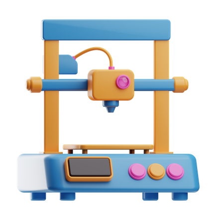 3D Drucker  3D Icon