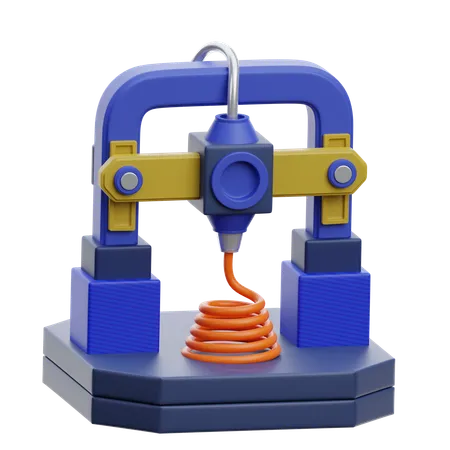 3D Drucker  3D Icon