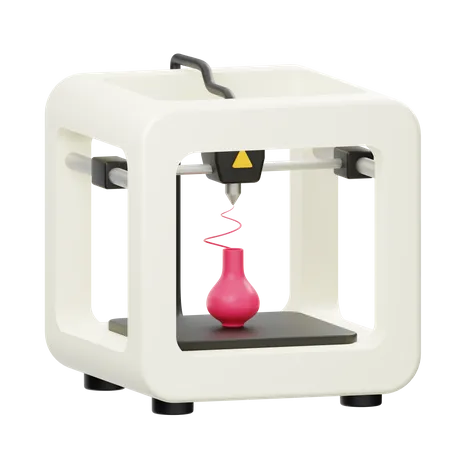 3D Drucker  3D Icon