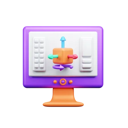 3D-Entwurf  3D Icon