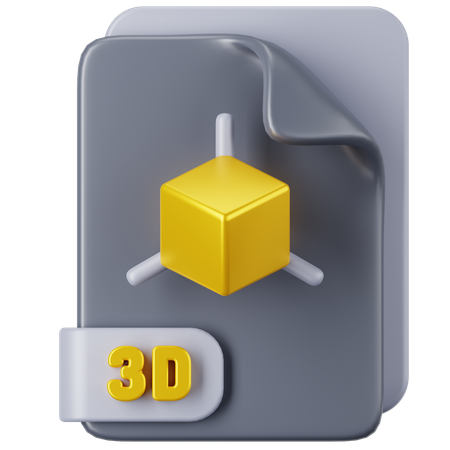 3D 파일  3D Icon