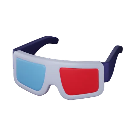 3D glasses  3D Icon