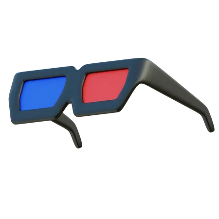 3d Glasses  3D Icon