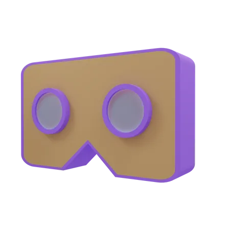 VR Cardboard Glasses 3 D Digital Illustration For Your Project Exclusive On Iconscout 3D Illustration