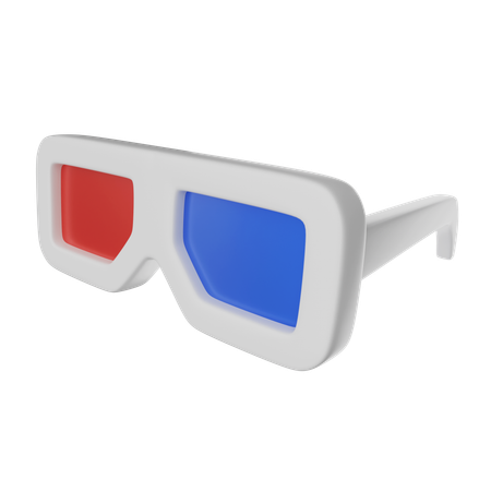 3D Glasses  3D Icon