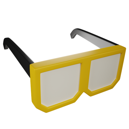 3D Glasses  3D Icon