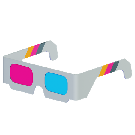 3D GLASSES  3D Icon