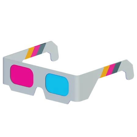 3D GLASSES  3D Icon