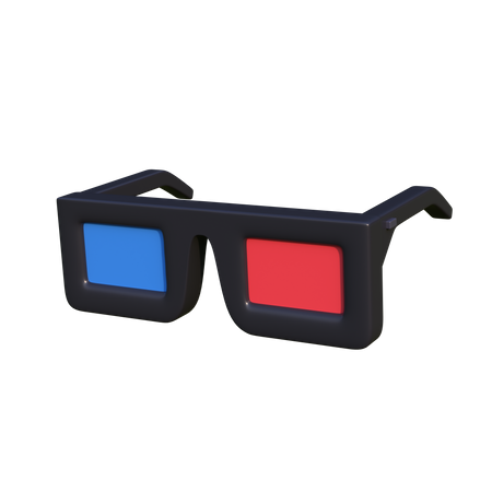 3D Glasses  3D Icon