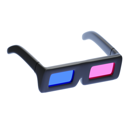 3D Glasses  3D Icon