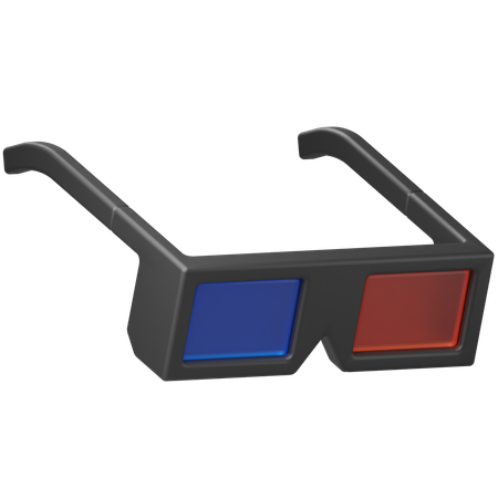 3D Glasses  3D Icon