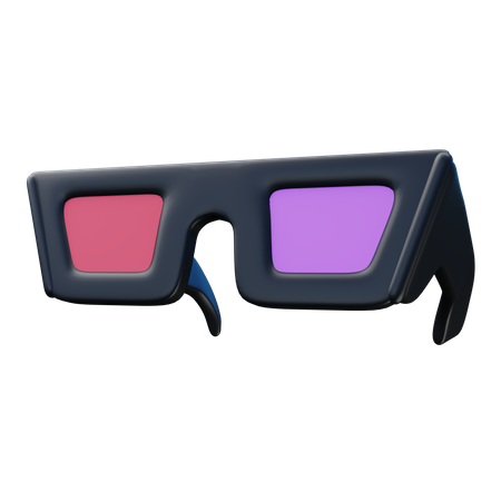 3D Glasses  3D Icon