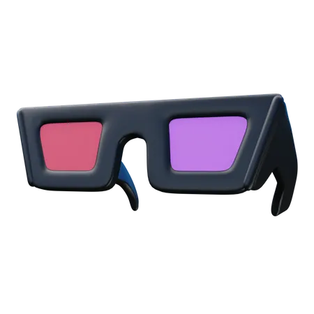 3D Glasses  3D Icon