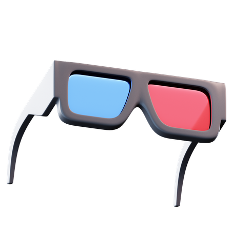 3D Glasses  3D Icon