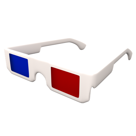 3D Glasses  3D Icon