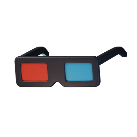 3D Glasses  3D Icon