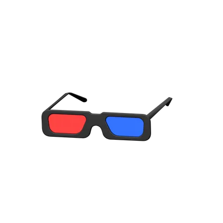 3D Glasses  3D Icon