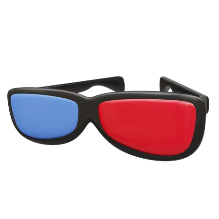 3D Glasses  3D Icon