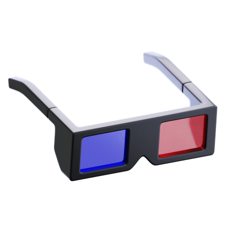 3D Glasses  3D Icon