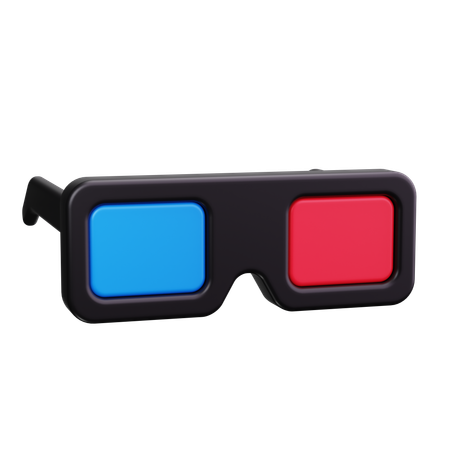 3D Glasses  3D Icon