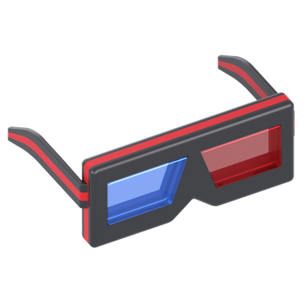 3D Glasses  3D Icon