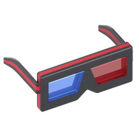 3D Glasses  3D Icon