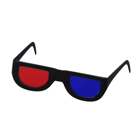 3D Glasses  3D Icon