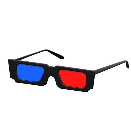 3D Glasses  3D Icon