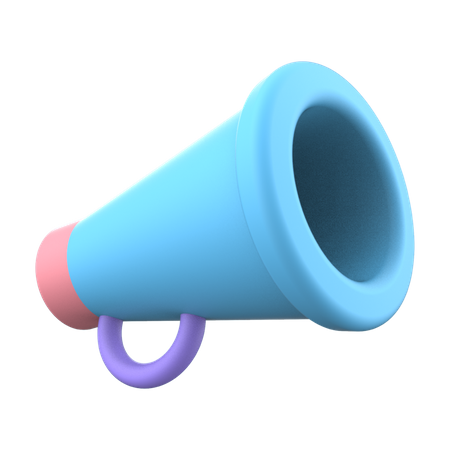 3d megaphone  3D Illustration