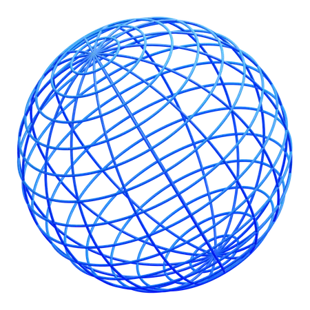 3D Mesh Grid  3D Icon