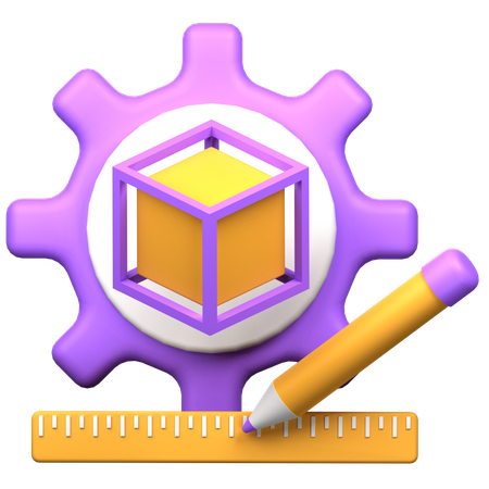 3D Model Measurement  3D Icon
